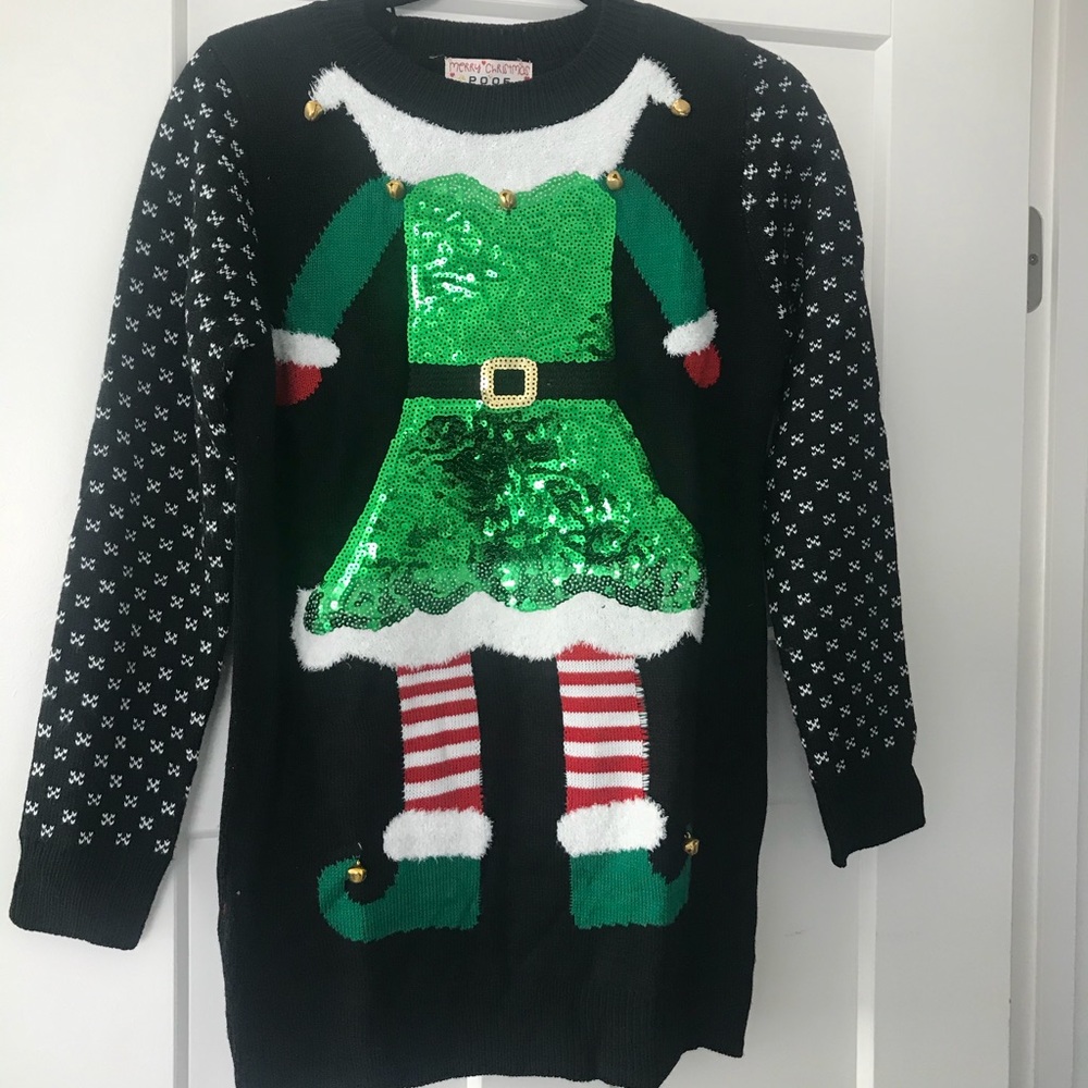 ugly sweater like new size S